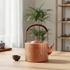 Menolana Copper Heating Vessel Cup Tea Mug Saucer Drinkware Bowl Body Open Top Metal Material Warm Suitable for home entertaining coffee corner shelf decor, Plain - Image 4