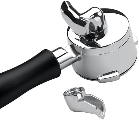 Normcore 54mm 3-in-1 Bottomless/Double/Single Spout Portafilter with 18g Basket Fits 54mm Breville Sage Machines - Anodized Aluminum Handle - Image 2