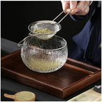 4/7Pcs Matcha Tea Set Bamboo Whisk Scoop Glass Bowl Traditional Indoor Handmade Tea-making Tools Kit(4) - Image 4
