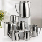 Milk Frother Cup Stainless Steel Stainless Steel Milk Frothing Pitcher with Drip Resistant Spout, Latte Art for Cappuccino Espresso(2000ML) - Image 7