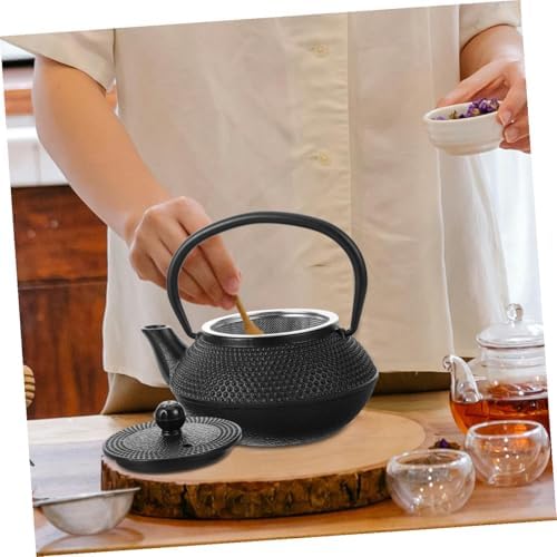 0.3l Cast Iron Teapot with Handle, Vintage Retro Tea Kettle - Image 5