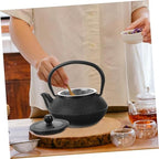 0.3l Cast Iron Teapot with Handle, Vintage Retro Tea Kettle - Image 5