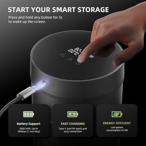 Spider Farmer Smart Curing Jar 2L Vacuum Container for Fresh Storage - Image 2