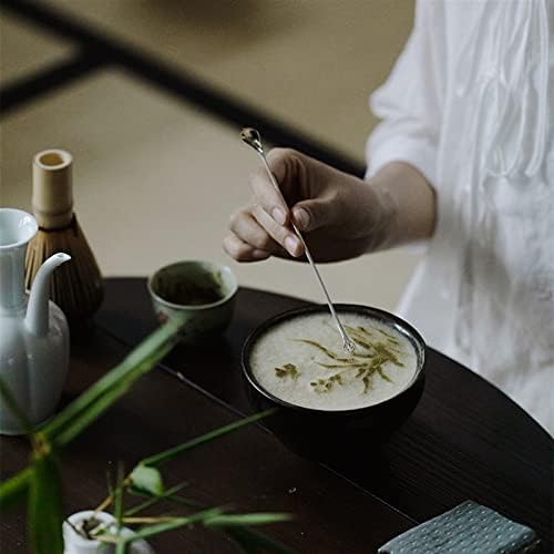 LUNCHS Japanese Traditional Tea Ceremony Tools Matcha Kit Holiday Gifts for Seniors Matcha Whisk and Bowl Sturdy and Durable Matcha Whisk Set(Set) - Image 3