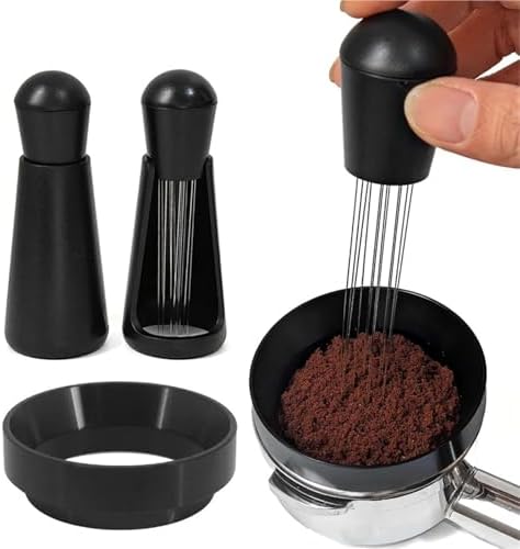 Stainless Steel Espresso Coffee Stirrer WDT Distribution Tool(51mm Dosing Ring) - Image 2