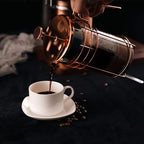 French Coffee Press Small Maker Manual Set Cafetera Tea Steel Filter Stainless Steel 34 Ounce/1 Liter 9917-C001-04 - Image 4