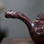 Tea Kettle Original Ore Retro Red Clay Panlong Teapot Household Side Handle Kung Fu Tea Set Ceramic Tea Infuser - Image 7