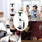 Japanese Style Siphon Coffee Maker Tea Siphon Pot Vacuum Coffeemaker Glass Type Coffee Machine Filter - Image 7