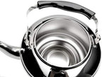 DOITOOL Stainless Steel Water Bottle 5L Stovetop Whistling Tea Pot with Handle Stainless Steel Teapot Tea Kettle Large Capacity Heating Water Kettle Kitchen Accessory For Home Restaurant () Stove - Image 4