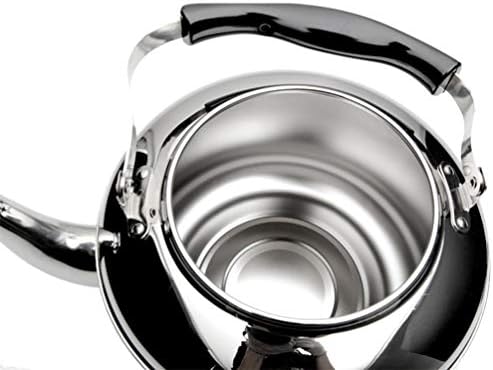 DOITOOL Stainless Steel Water Bottle 5L Stovetop Whistling Tea Pot with Handle Stainless Steel Teapot Tea Kettle Large Capacity Heating Water Kettle Kitchen Accessory For Home Restaurant () Stove - Image 4
