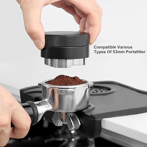 53mm Espresso Accessories Kit, Espresso Distributor, Dosing Funnel and Puck Screen Set, WDT Tool Espresso, Coffee Tamper Espresso Machine Accessories for 53 mm Portafilter Barista Tools - Image 3