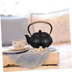 ABOOFAN Cast Iron Tea Kettle Removable Infuser 600ml Japanese Teapot for Stovetop Brewing Vintage Design for Loose Leaf Tea - Image 6