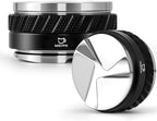 MEION 51mm Coffee Distributor & Tamper, Double-Sided Espresso Distributor for Delonghi CASABREWS and Atatix 51mm Espresso Machines Baskets, Adjustable Depth with Non-Slip Grip & Stainless Steel Base by MEIONESPRESSOTOOLS