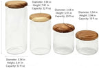 Wide Mouth Mason Jars 4-Pack 300/380/680/950ml w/ Acacia Lids & Spoons - Image 5
