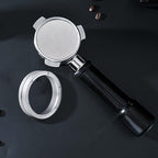 FABULETTA 54mm Espresso Dosing Funnel and 53.5mm Stainless Steel Puck Screen Set for 54mm Portafilter – For Barista-Grade Coffee Dosing For Ring & Espresso Puck Scr(silver) - Image 4
