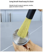 Dual-Head Coffee Brush for Grinder & Counter Cleaning, Versatile & Durable, Ideal for Baristas, Perfect for Daily Use(4pcs) - Image 6