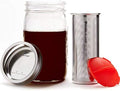 Rumble Jar - Next-Gen Cold Brew Coffee Maker for Mason Jars - 200 Micron Filter Is Ideal for Coarse Grounds & Stronger Coffee - Includes Filter + 32oz Mason Jar by Rumble+Jar