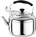 Whistling Kettle Kitchen Gas Kettle 4L/5L Whistling Tea Kettle Stovetop Stainless Steel Whistling Teapot with -hot Rubber Handle Stovetops by Unknown
