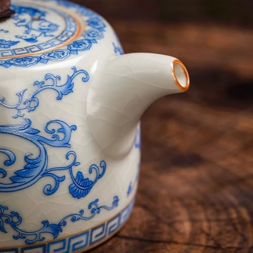 Tea Kettle Home Chinese High-end Teapot Lotus Well Pot Ceramic Kung Fu Tea Set Ceramic Tea Infuser - Image 2