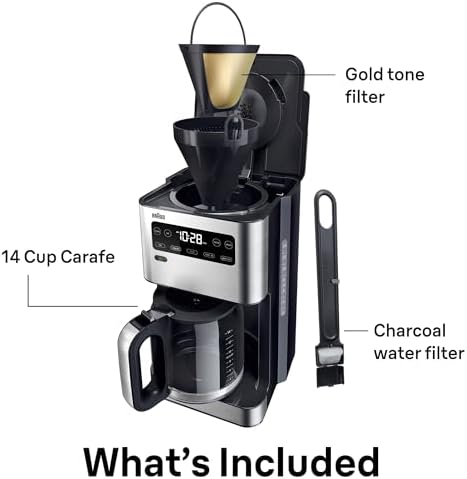 Braun PureFlavor 14-Cup Programmable Coffee Maker w/FlavorCarafe, Hot/Iced - Image 6