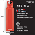 SIGG - Thermo Flask Hot & Cold ONE - Insulated Water Bottle - Tea Filter - Leakproof - BPA-Free - Stainless Steel - 17Oz - Image 3