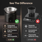 Asixxsix Coffee Scale with Dosing Cup, 0.1g Accuracy - Image 5