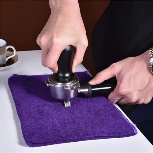 Calibrated Espresso Coffee Tamper 30lb Spring Loaded Elastic Coffee Tamper Aluminum/Wooden Stainless Steel Coffee Powder Hammer(Black Tamper-53mm) - Image 6