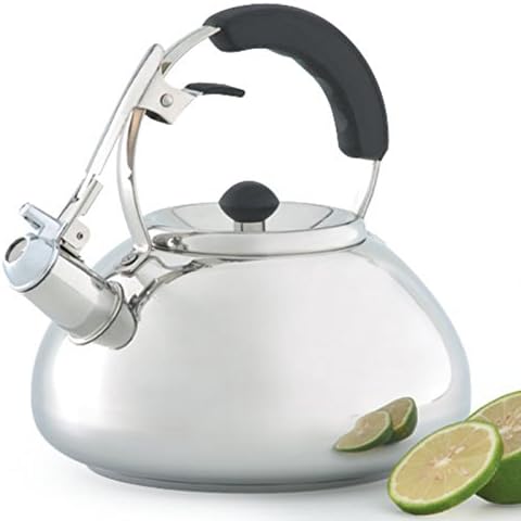 Creative Home Savanah 3 Qt Stainless Steel Whistling Tea Kettle - brushed finish - Image 2