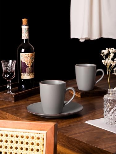 famiware Venus Coffee Mugs Set of 4, 13 oz Ceramic Stoneware Mug Cup Set - Image 7