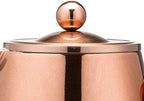 KitchenCraft Le'Xpress 8-Cup Insulated Metal Cafetière, 1 Litre, Copper Finish - Image 3