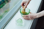 HARIO Glass Matcha Whisk Holder & Rinse Bowl 100ml – Chasen Stand for Bamboo Whisk, Matcha Preparation, Drying, and Storage, Clear, Dishwasher safe - Image 5