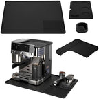 4-in-1 Silicone Coffee Mat for Ninja Luxe Cafe ES601/ES701 – Top Mat + Coffee Maker Mat + Espresso Tamping Mat + Tamper Base - Food Grade Silicone Espresso Mat for Ninja luxe Cafe Accessories by Unknown