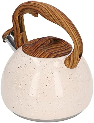 Eujgoov Whistling Tea Kettle, 304 Stainless Steel Whistling Kettle 3L - Image 2