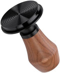 Normcore 53.3mm Espresso Coffee Tamper V4 - Spring Loaded Tamper With Titanium PVD Coating Ripple Base -15lb / 25lb / 30lbs Replacement Springs, Genuine American Walnut Handle by NORMCORECOFFEETOOLS