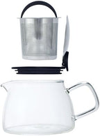 Forlife Bell Glass Teapot with Basket Infuser, 14-Ounce/430ml, Lime - Image 3