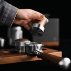 54mm Espresso Tools Set | 54mm Bottomless Portafilter with Black Aluminum Alloy Handle | 54mm Tamper with Walnut Handle | Fit 54mm Breville & Sage Barista Espresso Machine - Image 2