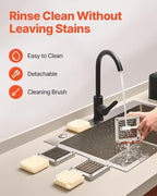VEVOR Commercial French Fry Cutter, Stainless Steel Vegetable Fruit Chopper with 3 Replacement Blades 1/2-Inch 3/8-Inch 1/4-Inch, Electric Potato Slicer Dicer for Restaurants & Home Kitchen - Image 6