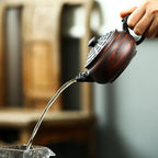 Tea Kettle Creative Handmade Purple Clay Pot Office Hospitality Chinese Kung Fu Tea Set Ceramic Tea Infuser - Image 4