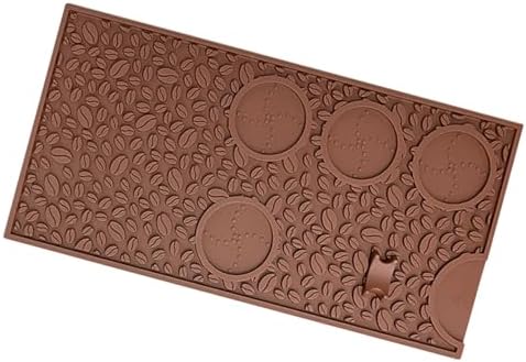 Premium Silicone Coffee Tamper Mats with Nonslip Base and Drainage Design for Homes Kitchen and Cafes Use by Unknown