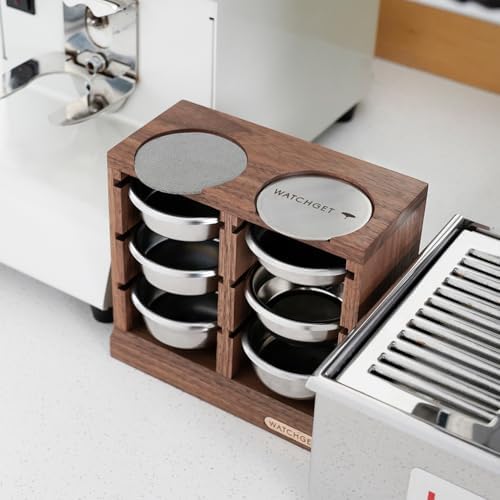 watchget 58mm Espresso Filter Basket Stand Portafilter Basket Holder Rack - Image 6