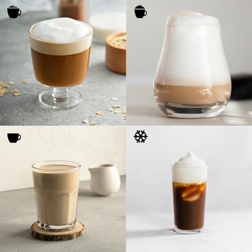 Kenmore Electric Milk Frother- Hot & Cold Milk Steamer and Foam Maker for Coffee, Lattes, Cappuccino, Portable Milk Heater and Foamer for Espresso, Home Brewing, Automatic Milk Steamer - Image 7