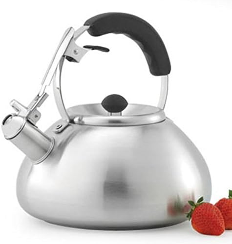 Creative Home Savanah 3 Qt Stainless Steel Whistling Tea Kettle - brushed finish by CreativeHome