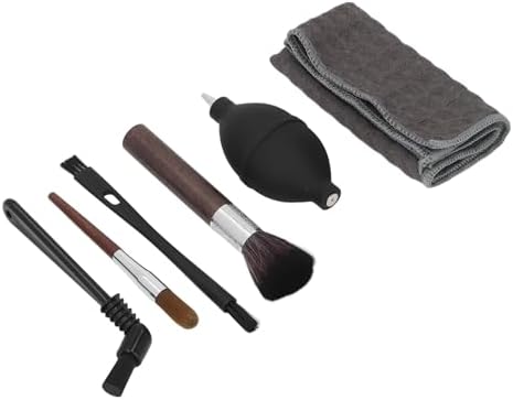 6-Piece Coffee Machine Brush Set with Wooden and Nylon Brushes, Towel, Air Blower for Coffee Maker and Grinder - Image 6