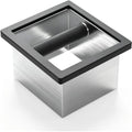 Espresso Knock Box,Built-in Desktop Stainless Steel coffee knock box by ZTRJCMY