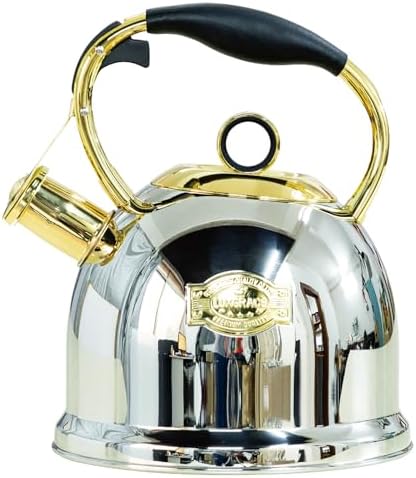 Tea Kettle for Stovetop, Food Grade Stainless Steel Water Kettle, Tea Pot for Home & Kitchen, 3.0 Qt by LUXGRACE