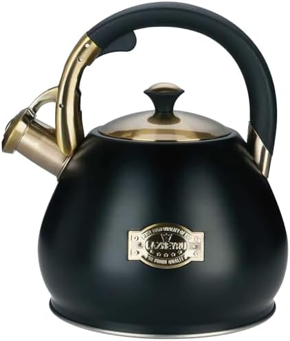 Tea Kettle Stovetop Whistling Kettle Teapot, 3Quart Tea Pot Stainless Steel Teakettle for Stove Top with Heat Proof Ergonomic Handle by Unknown