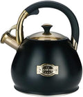 Tea Kettle Stovetop Whistling Kettle Teapot, 3Quart Tea Pot Stainless Steel Teakettle for Stove Top with Heat Proof Ergonomic Handle by Unknown