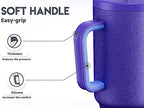 Meoky 40oz Tumbler with Handle, Leak-proof Lid and Straw, Insulated Coffee Mug Stainless Steel Travel Mug, Keeps Cold for 34 Hours or Hot for 10 Hours (Offshore) - Image 4