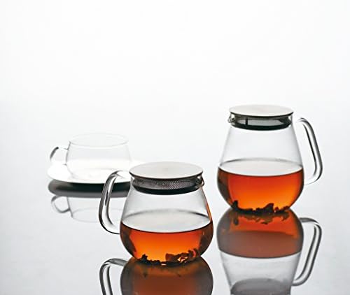 Kinto Stainless Unitea One Touch Teapot 720 Milliliter (24.35 Fl. Oz.) - Heat-resistant Glass Teapot with Stainless Steel Strainer in Lid (Japan Import) - Image 6