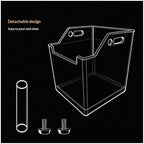 Coffee Knock Box, ABS Stainless Steel Rubber Grounds Bin - Image 6